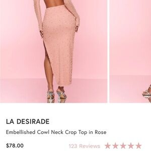 Brand new pink oh Polly co cord